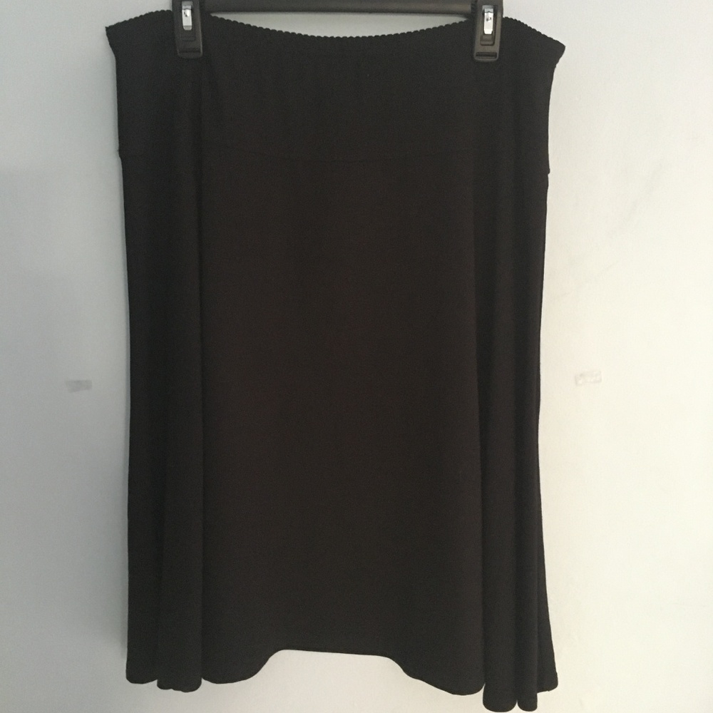J Jill NWT Black Stretch skirt Size XL